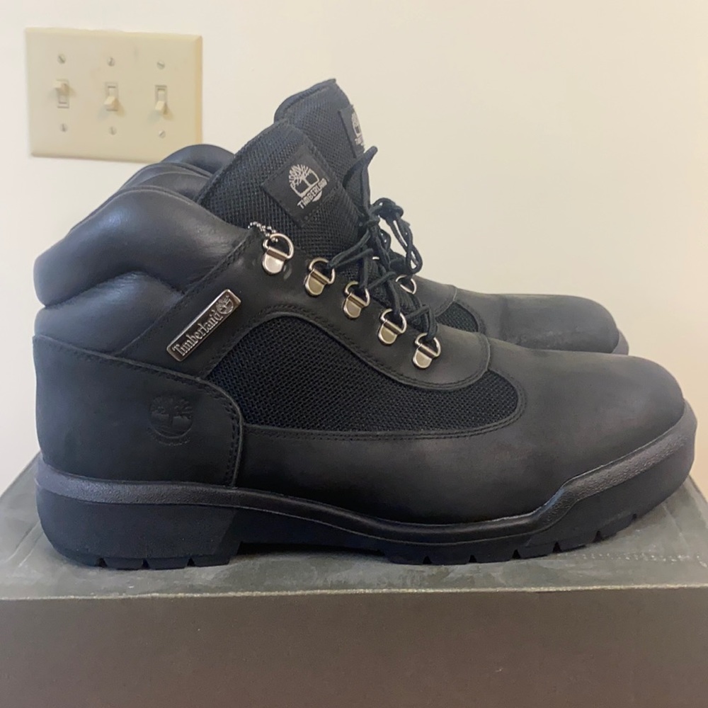 Timberland Field Boot, Mid Boot Black Nubuck